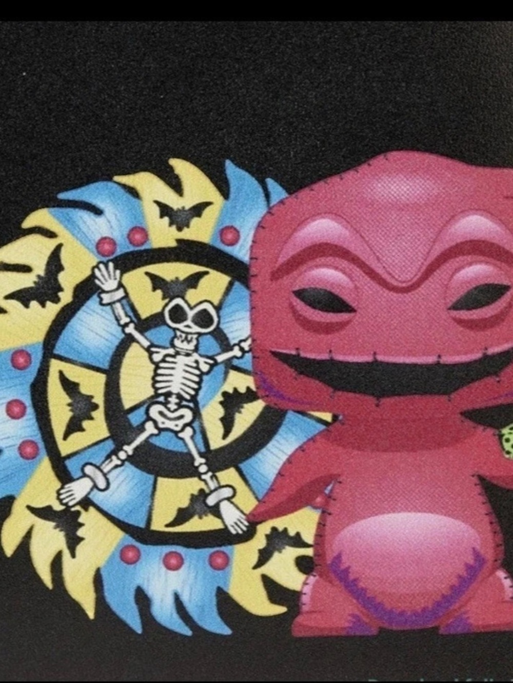 Loungefly NYCC 2023 Exclusive Oogie Boogie Neon Cosplay Glow in the Dark Backpac - Picture 10 of 10
